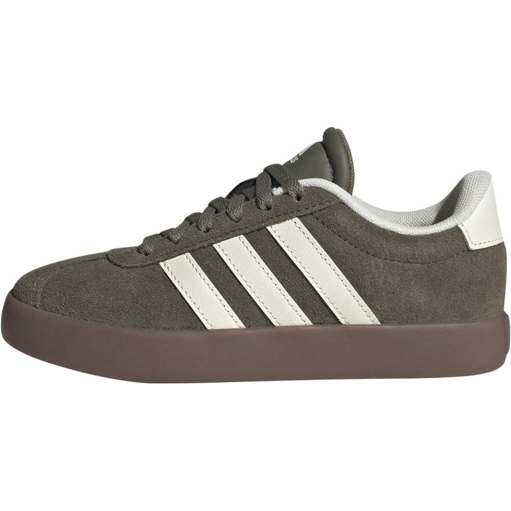image:imageadidas Kids VL Court 30 ShoeOlive StrataCream WhiteGum