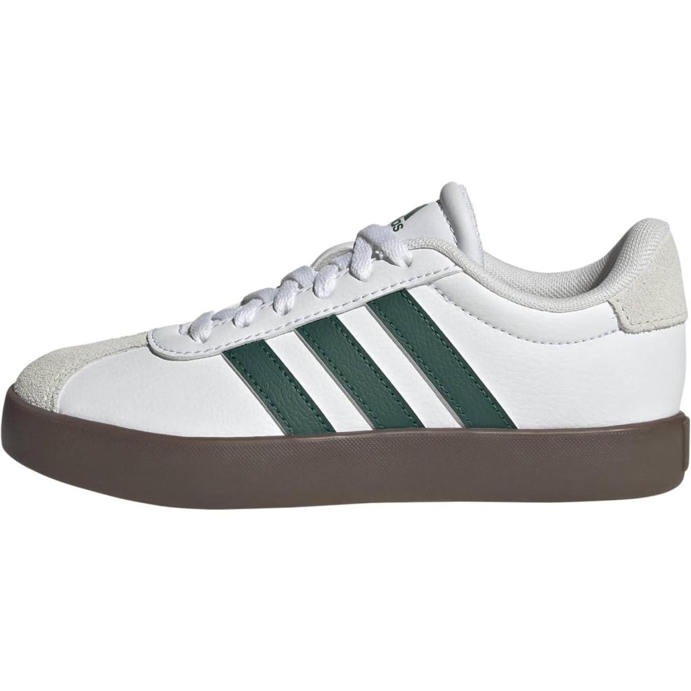 image:imageadidas Kids VL Court 30 ShoeWhiteCollegiate GreenGum