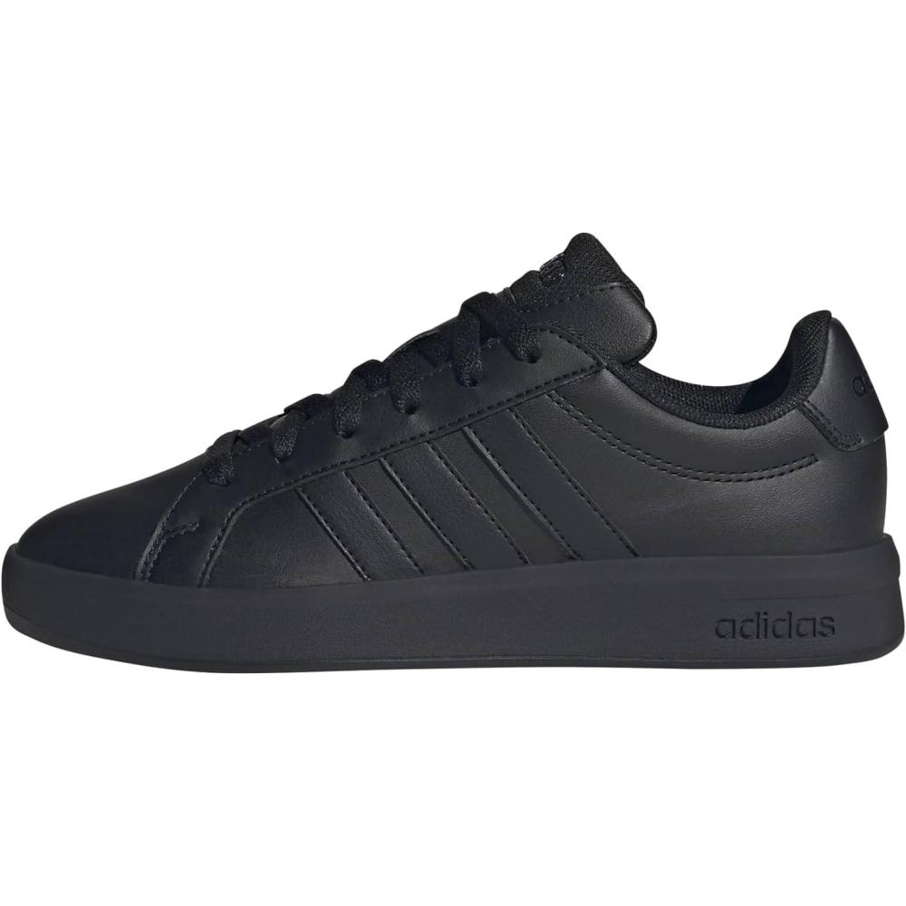image:imageadidas UnisexChild Grand Court 30 Shoes Big KidBlackBlackBlack