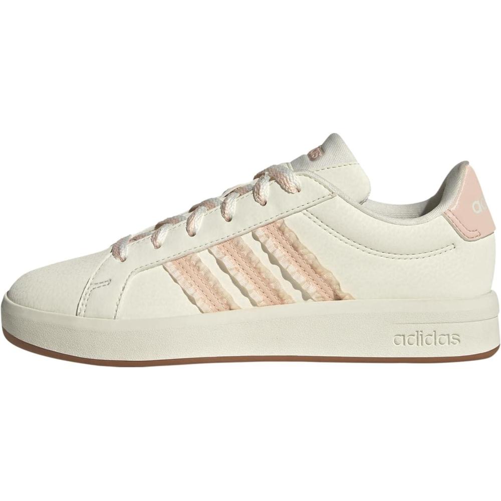image:imageadidas UnisexChild Grand Court 30 Shoes Big KidCore WhiteBlush PinkGum