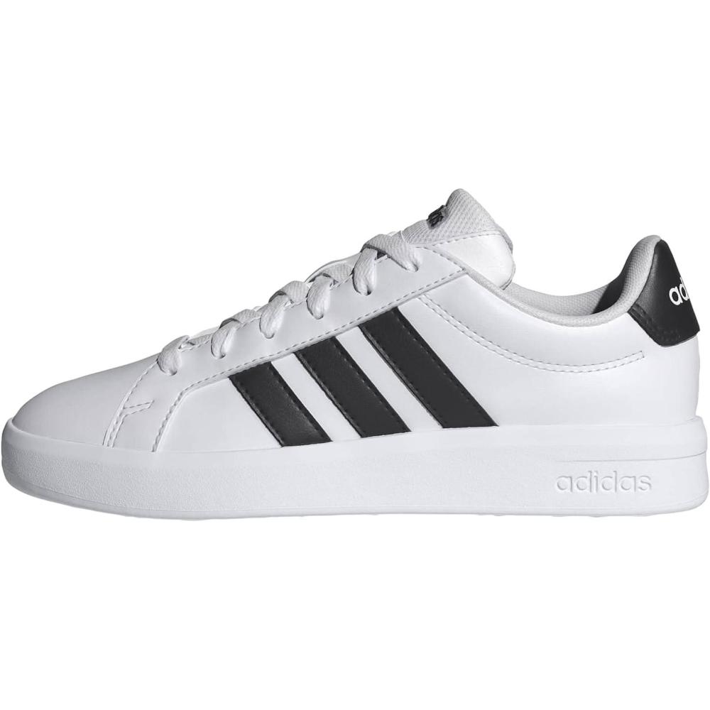 image:imageadidas UnisexChild Grand Court 30 Shoes Big KidWhiteBlackWhite