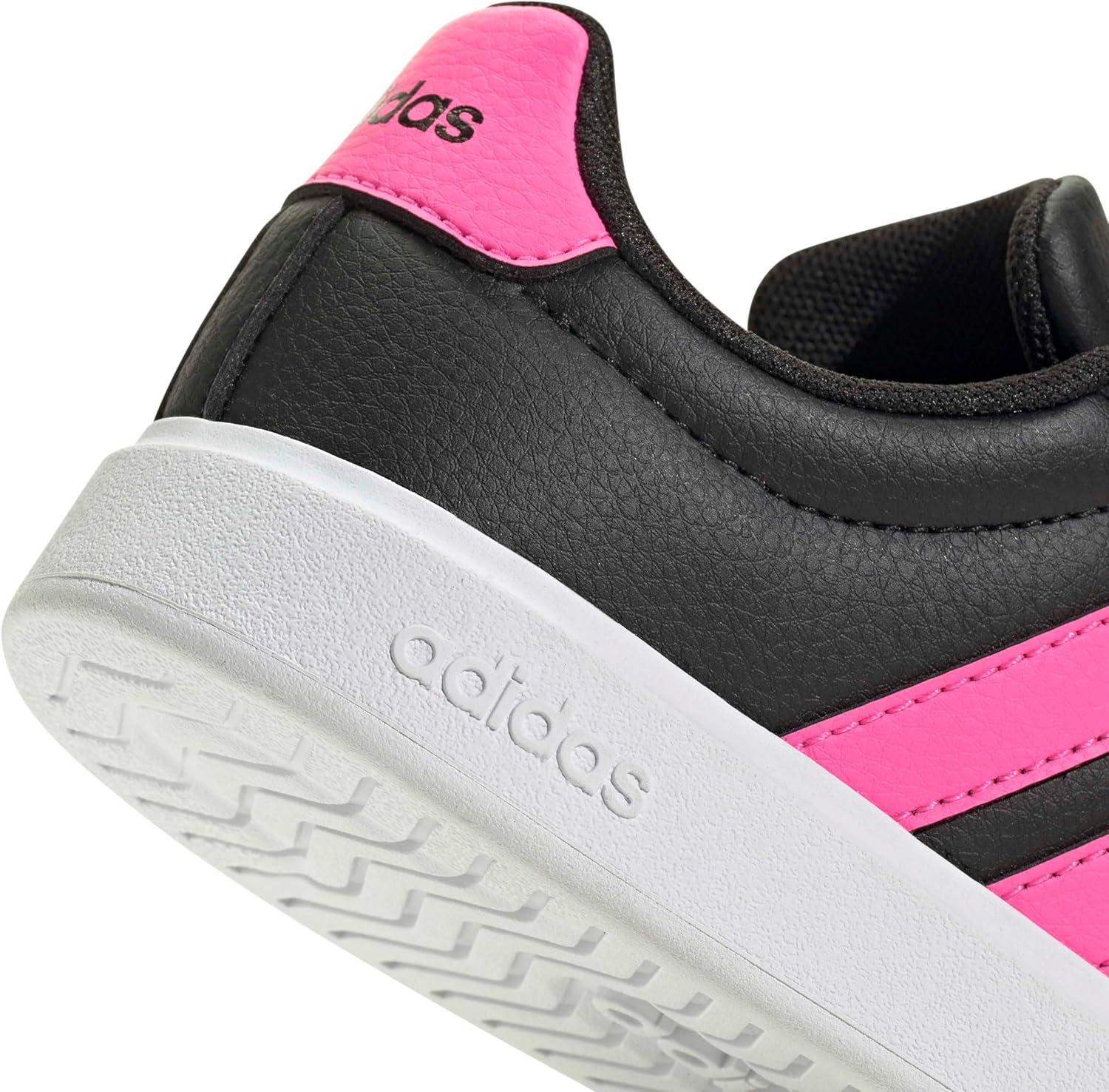 image:imageAdidas UnisexChild Streettalk Elastic Lace amp StrapBlackLucid PinkWhite