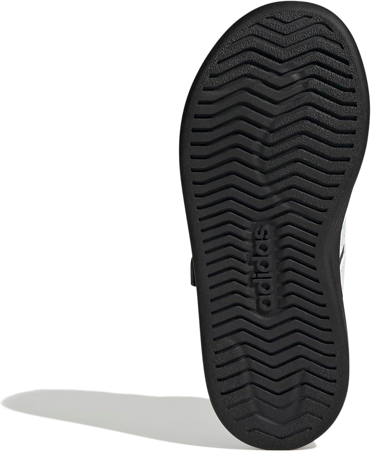 image:imageAdidas UnisexChild Streettalk Elastic Lace amp StrapBlackWhiteGold Metallic