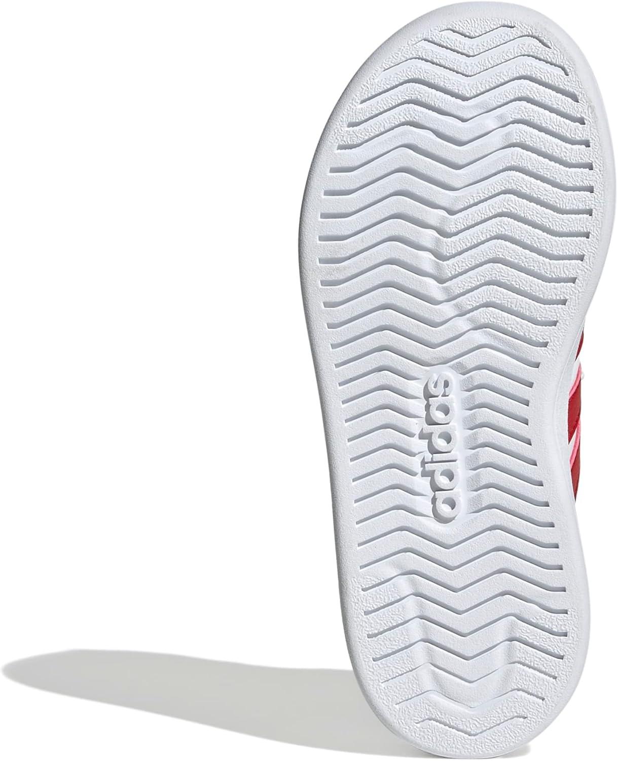 image:imageAdidas UnisexChild Streettalk Elastic Lace amp StrapWhiteBetter ScarletBlack