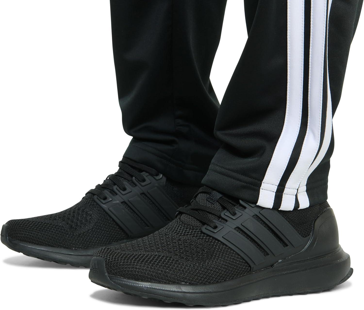 image:imageadidas Boys Big Kids StraightLeg 3Stripe Track PantsBlack