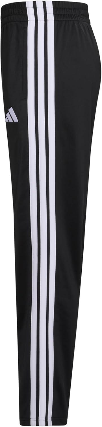 image:imageadidas Boys Big Kids StraightLeg 3Stripe Track PantsBlack