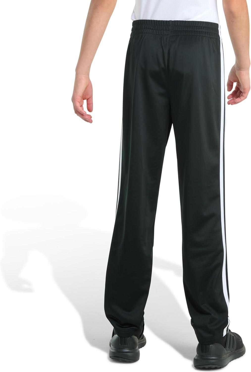 image:imageadidas Boys Big Kids StraightLeg 3Stripe Track PantsBlack