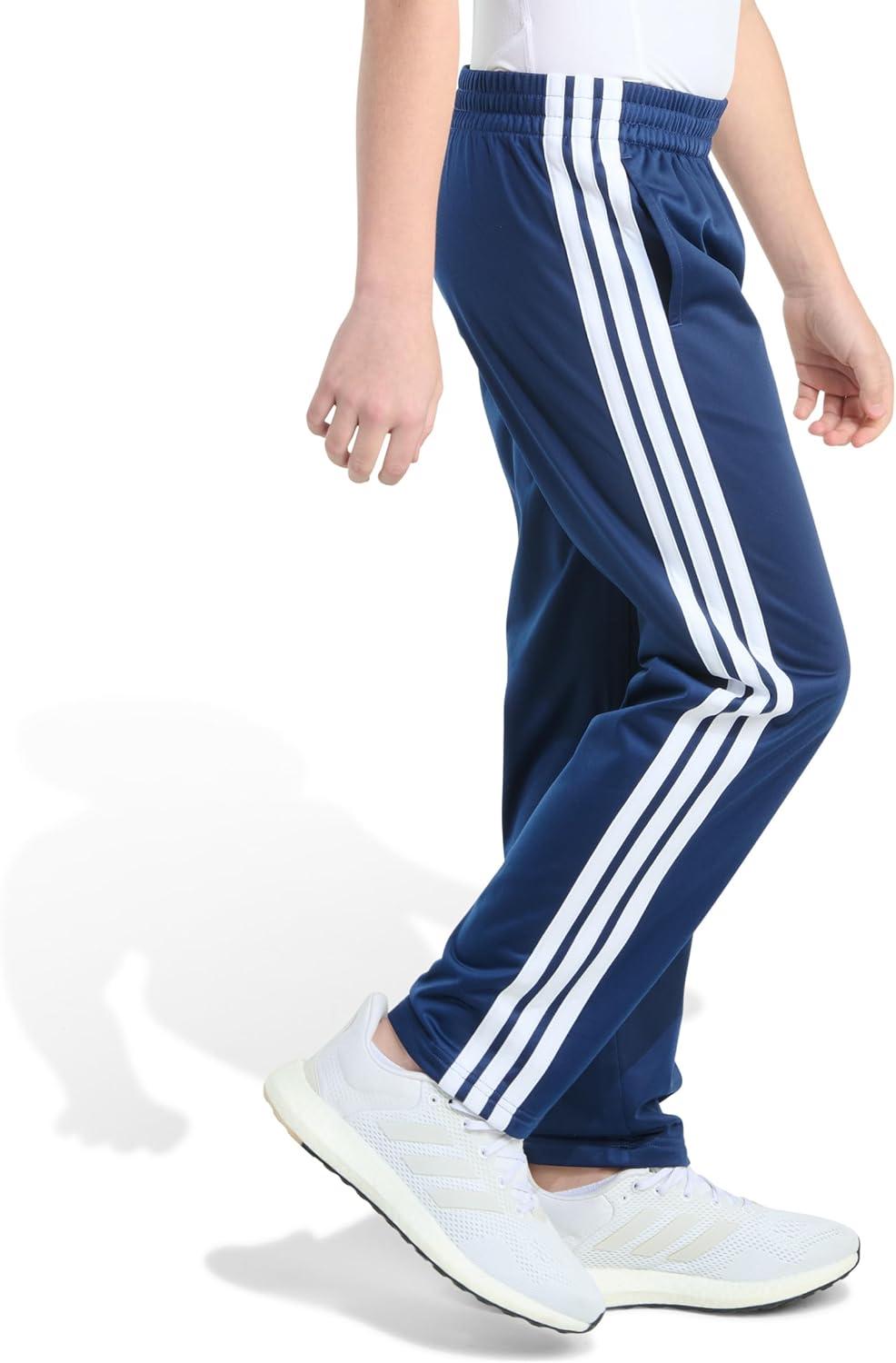 image:imageadidas Boys Big Kids StraightLeg 3Stripe Track PantsDark Blue
