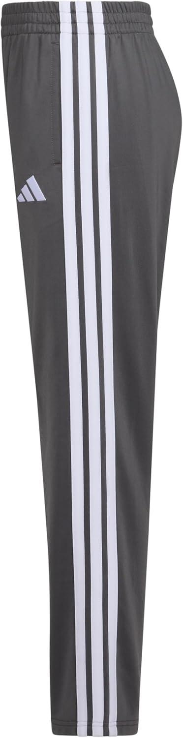 image:imageadidas Boys Big Kids StraightLeg 3Stripe Track PantsDark Grey