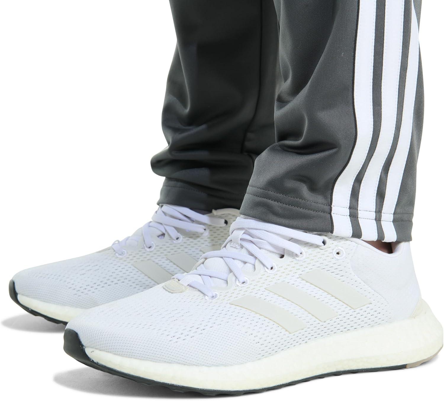 image:imageadidas Boys Big Kids StraightLeg 3Stripe Track PantsDark Grey