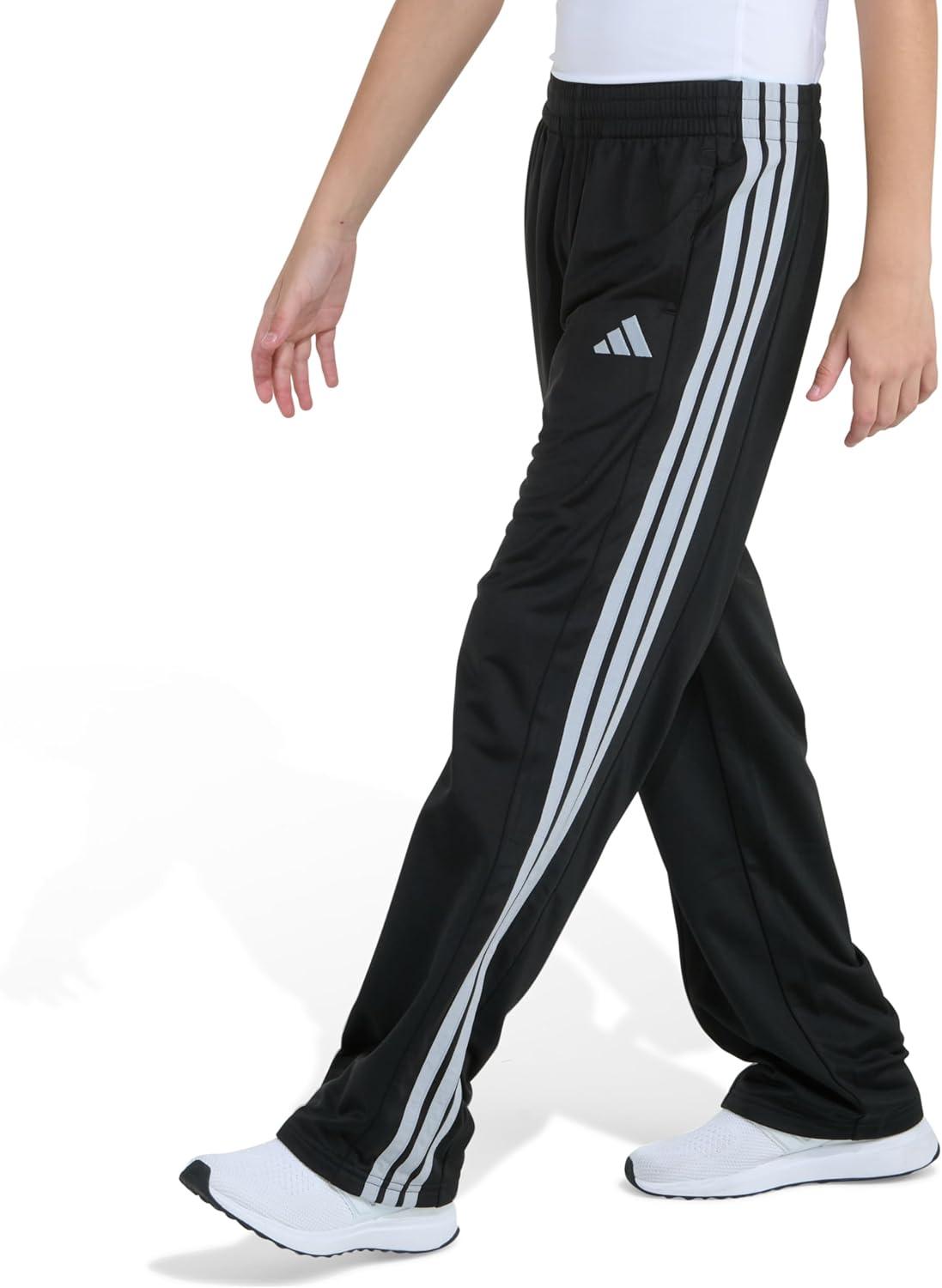 image:imageadidas Boys Elastic Waistband 3Stripe Sport PantBlack With Grey