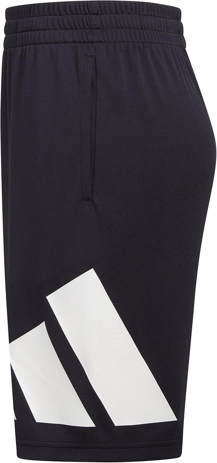 image:imageadidas Boys Elastic Waistband Performance ShortsBlack