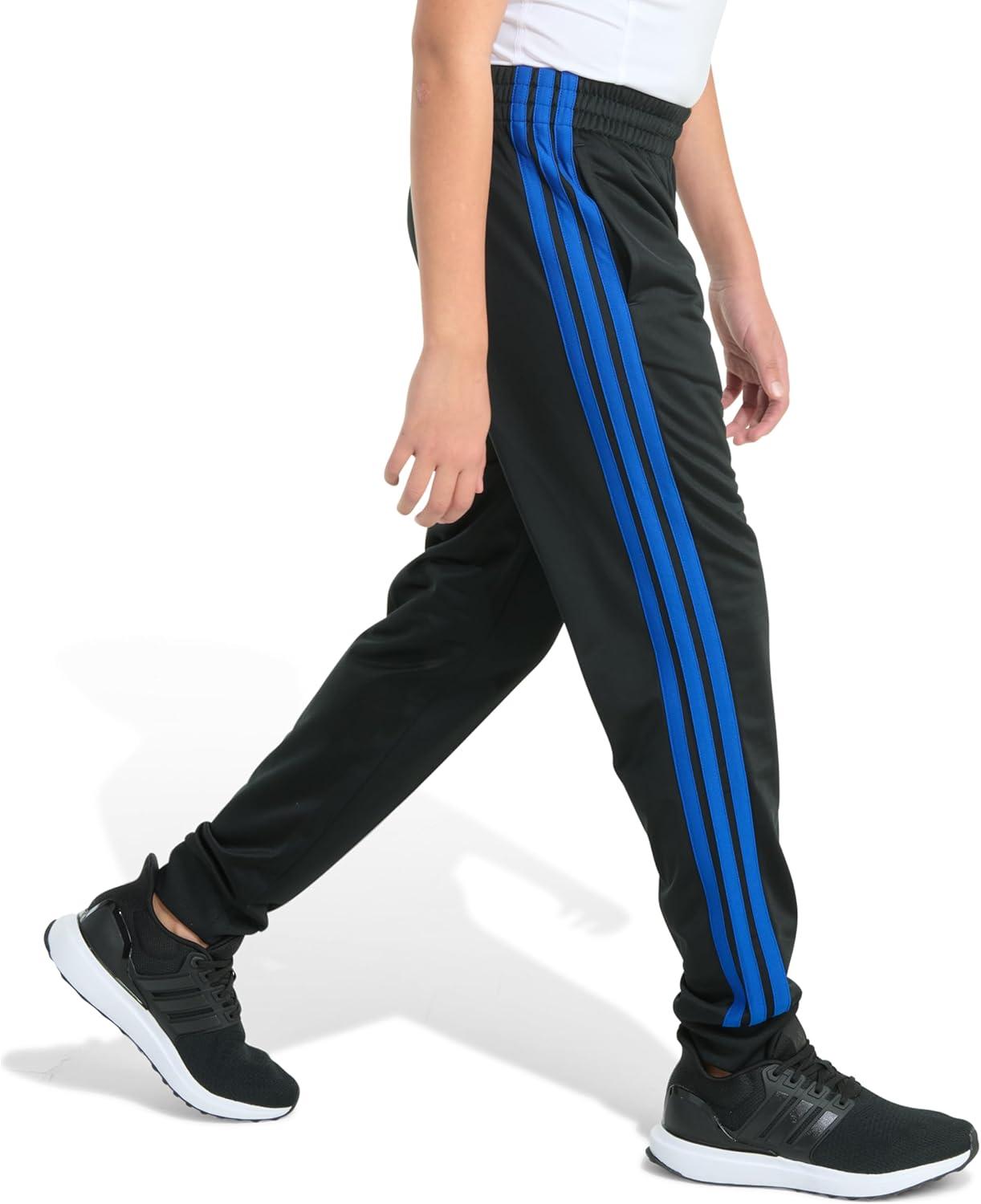 image:imageadidas Boys Tricot 3Stripe JoggerBlack With Blue