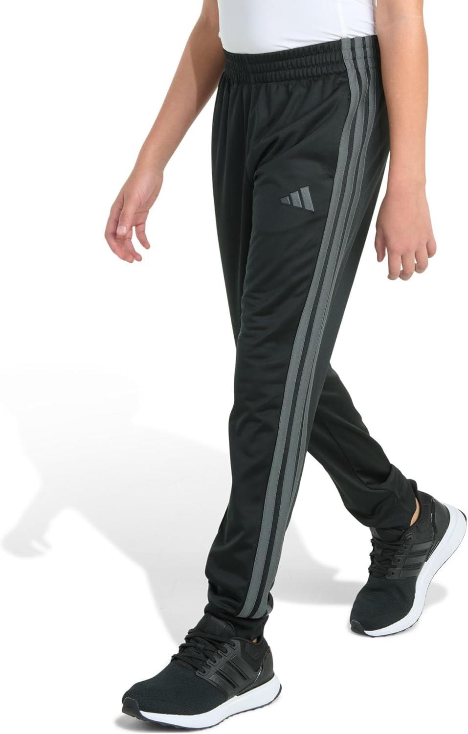 image:imageadidas Boys Tricot 3Stripe JoggerBlack With Grey