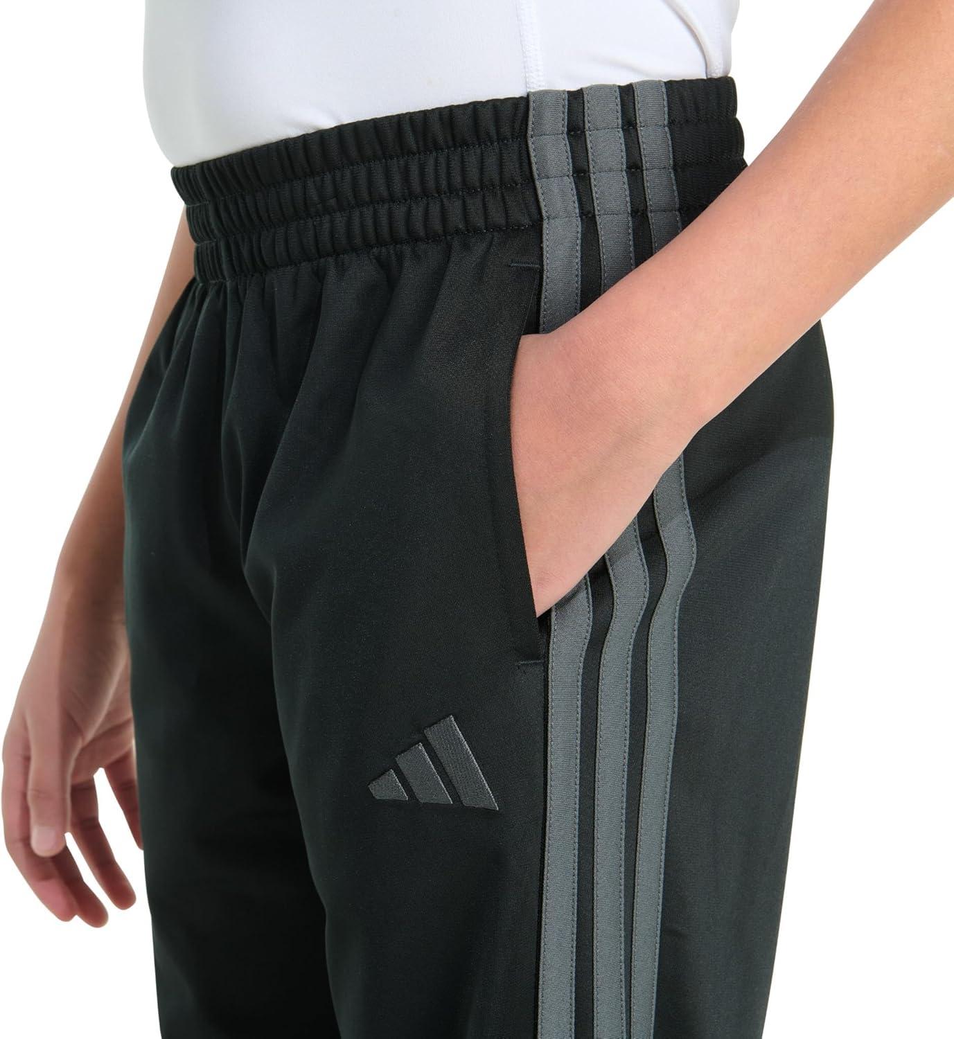 image:imageadidas Boys Tricot 3Stripe JoggerBlack With Grey