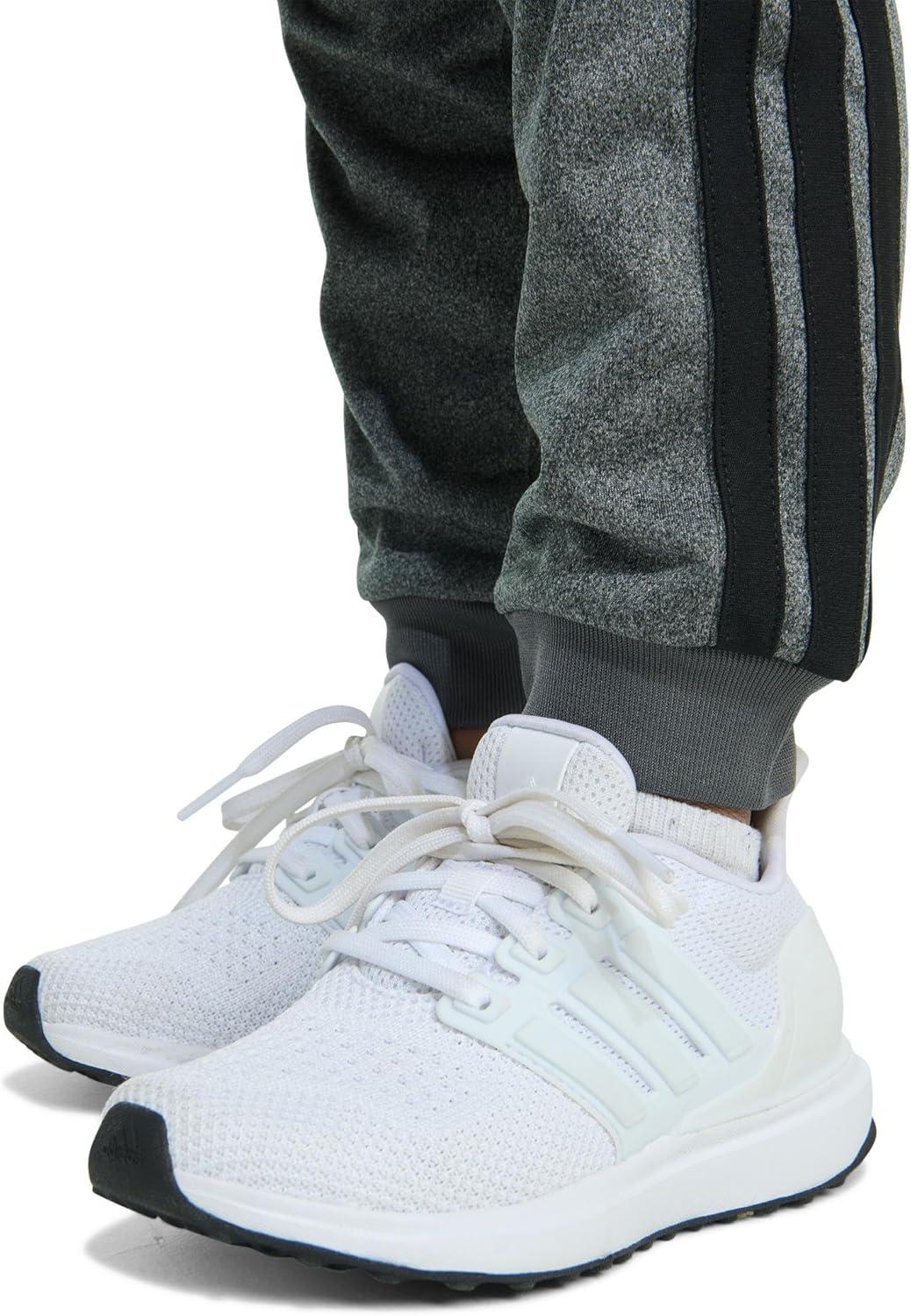 image:imageadidas Boys Tricot 3Stripe JoggerDark Grey Heather