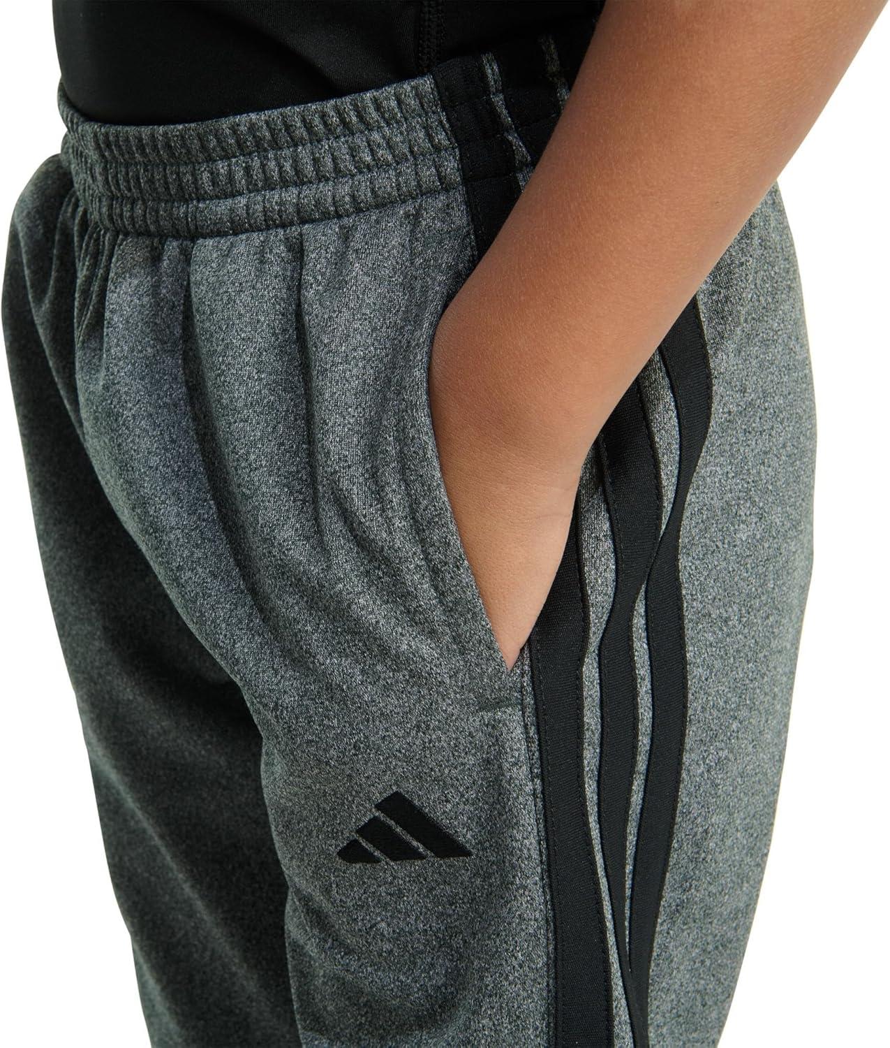 image:imageadidas Boys Tricot 3Stripe JoggerDark Grey Heather