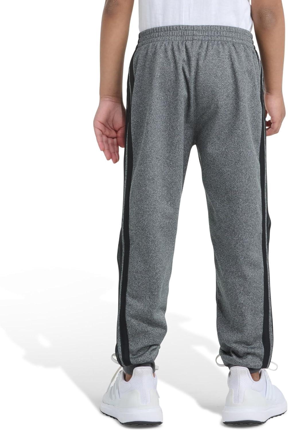 image:imageadidas Boys Tricot 3Stripe JoggerDark Grey Heather