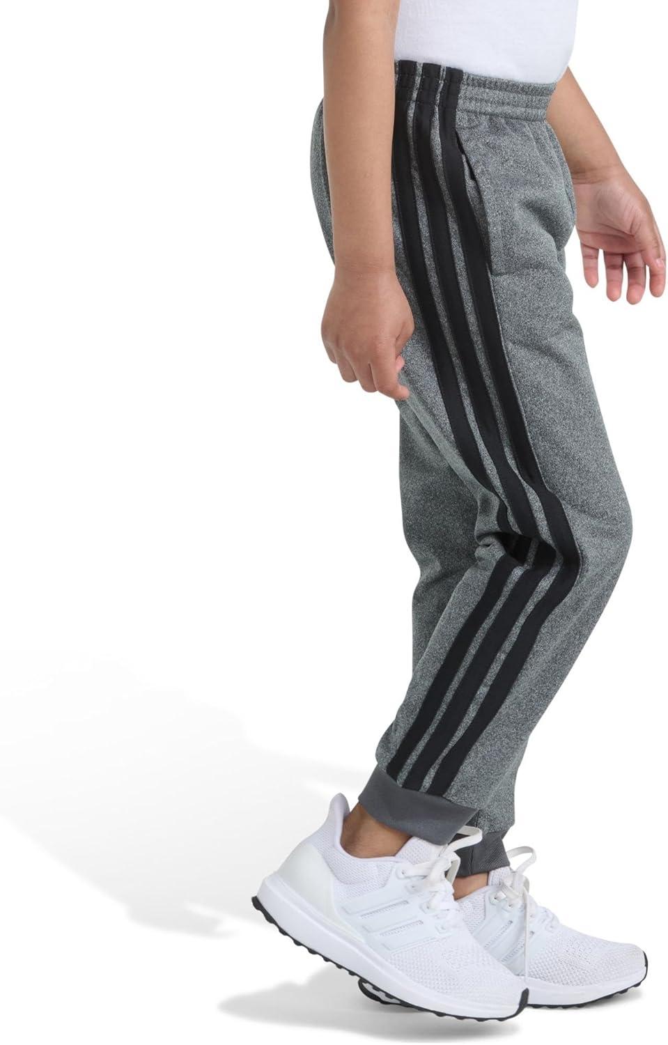 image:imageadidas Boys Tricot 3Stripe JoggerDark Grey Heather