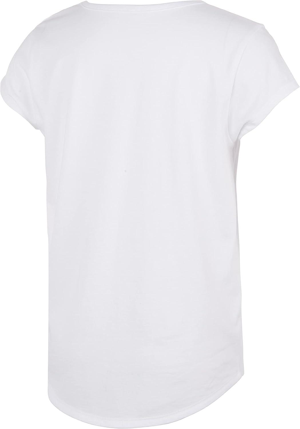 image:imageadidas Girls Short Sleeve Scoop Neck Tee TShirtWhite With Multicolor