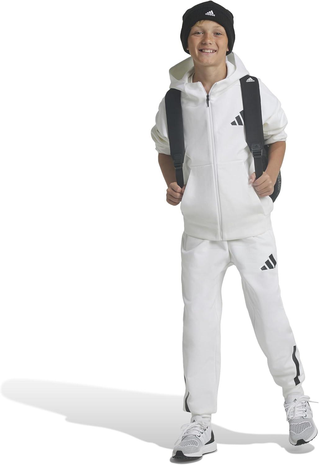image:imageadidas Girls Zne PantsWhiteBlack