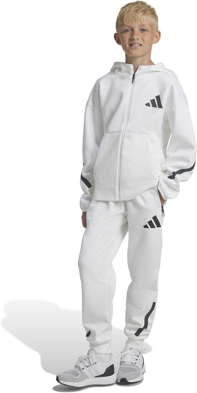 image:imageadidas Girls Zne PantsWhiteBlack