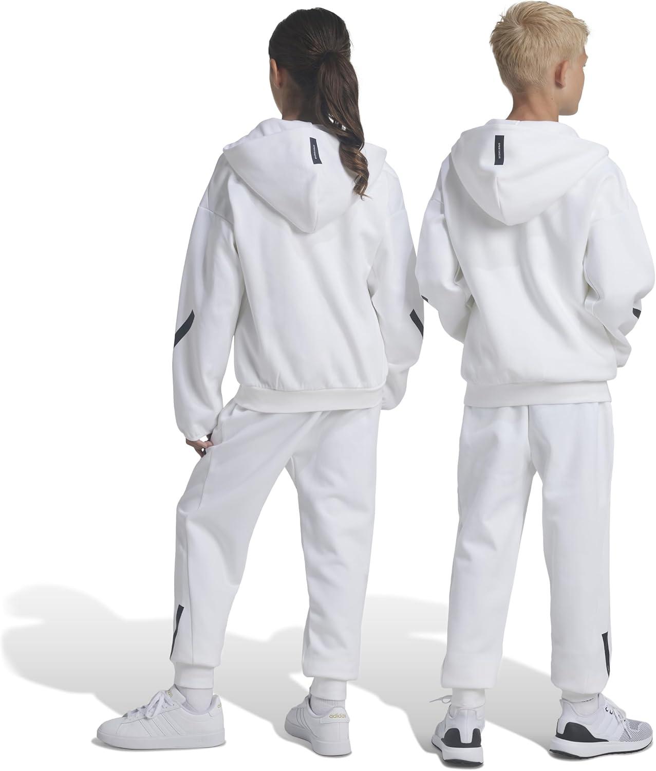 image:imageadidas Girls Zne PantsWhiteBlack