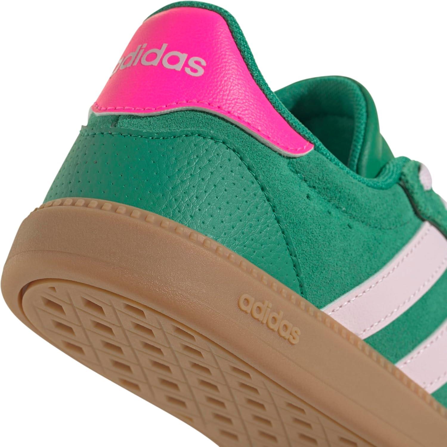 image:imageadidas Kids Breaknet SleekCourt GreenClear PinkLucid Pink