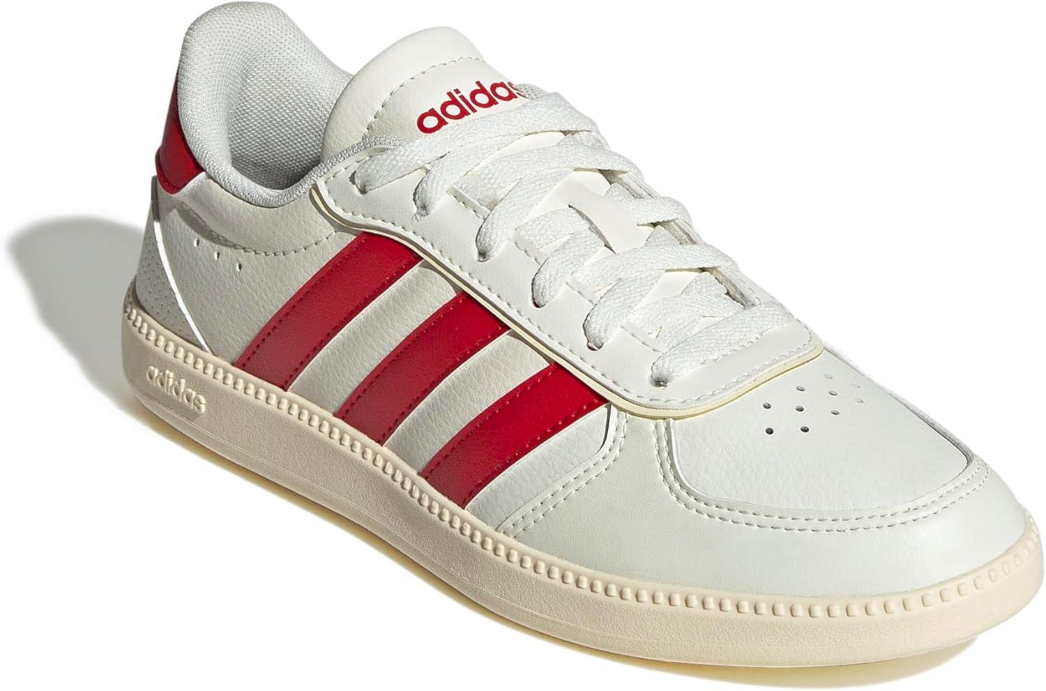 image:imageadidas Kids Breaknet SleekOff WhiteBetter ScarletWarm Vanilla