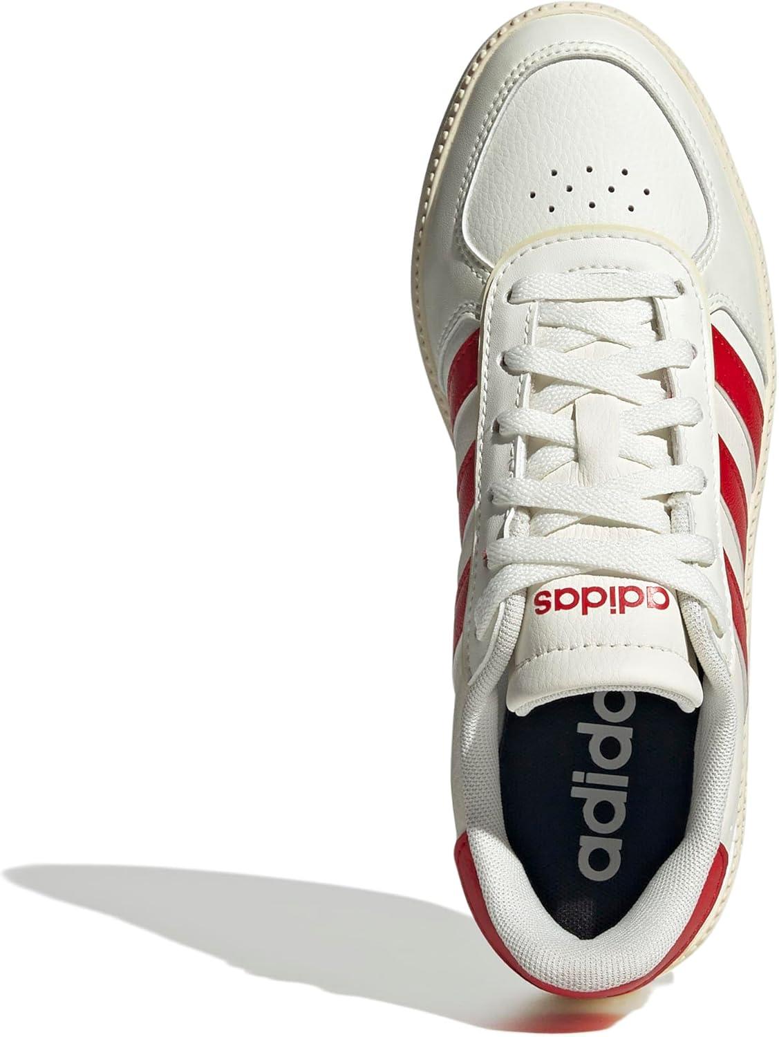 image:imageadidas Kids Breaknet SleekOff WhiteBetter ScarletWarm Vanilla