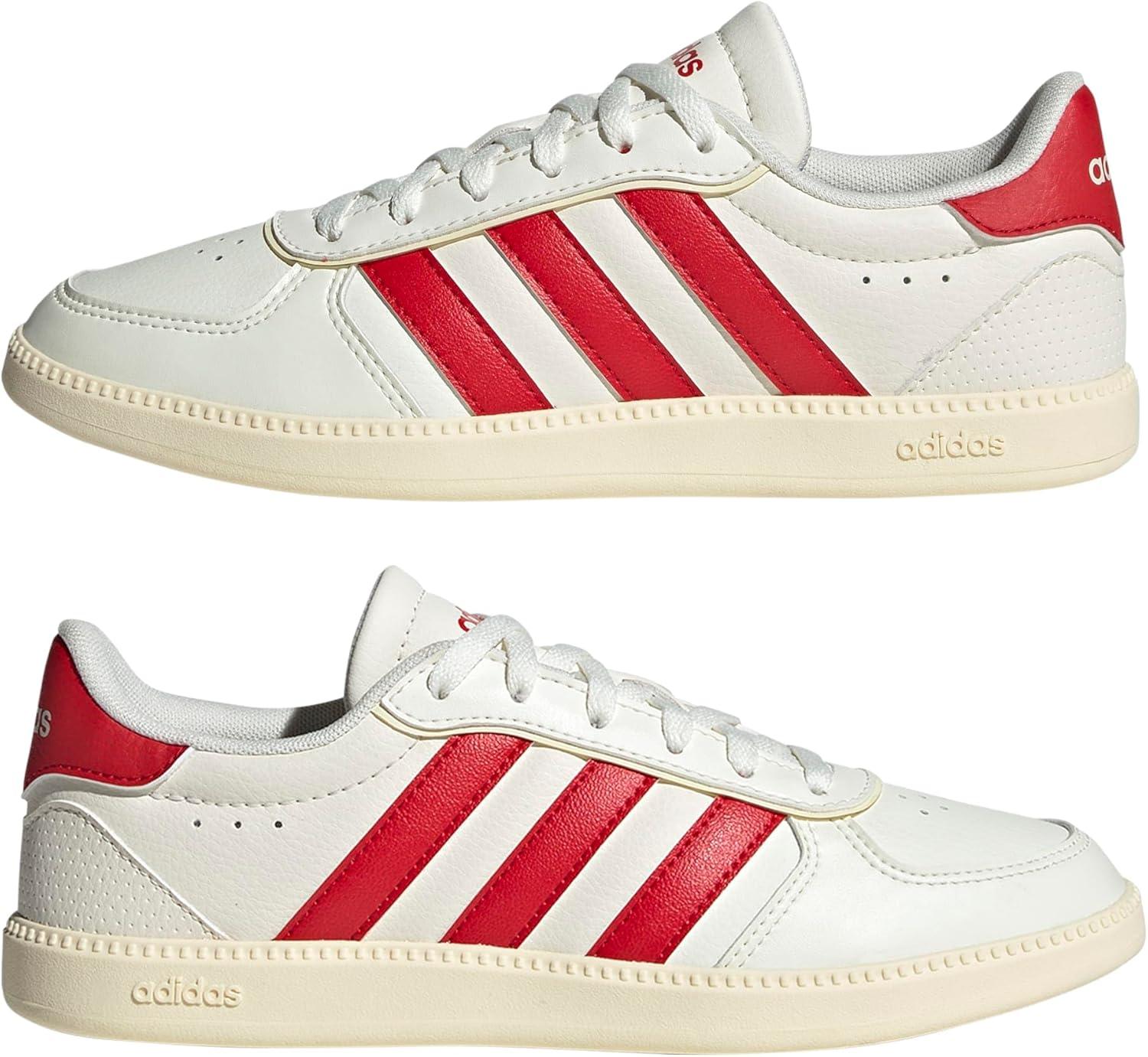 image:imageadidas Kids Breaknet SleekOff WhiteBetter ScarletWarm Vanilla