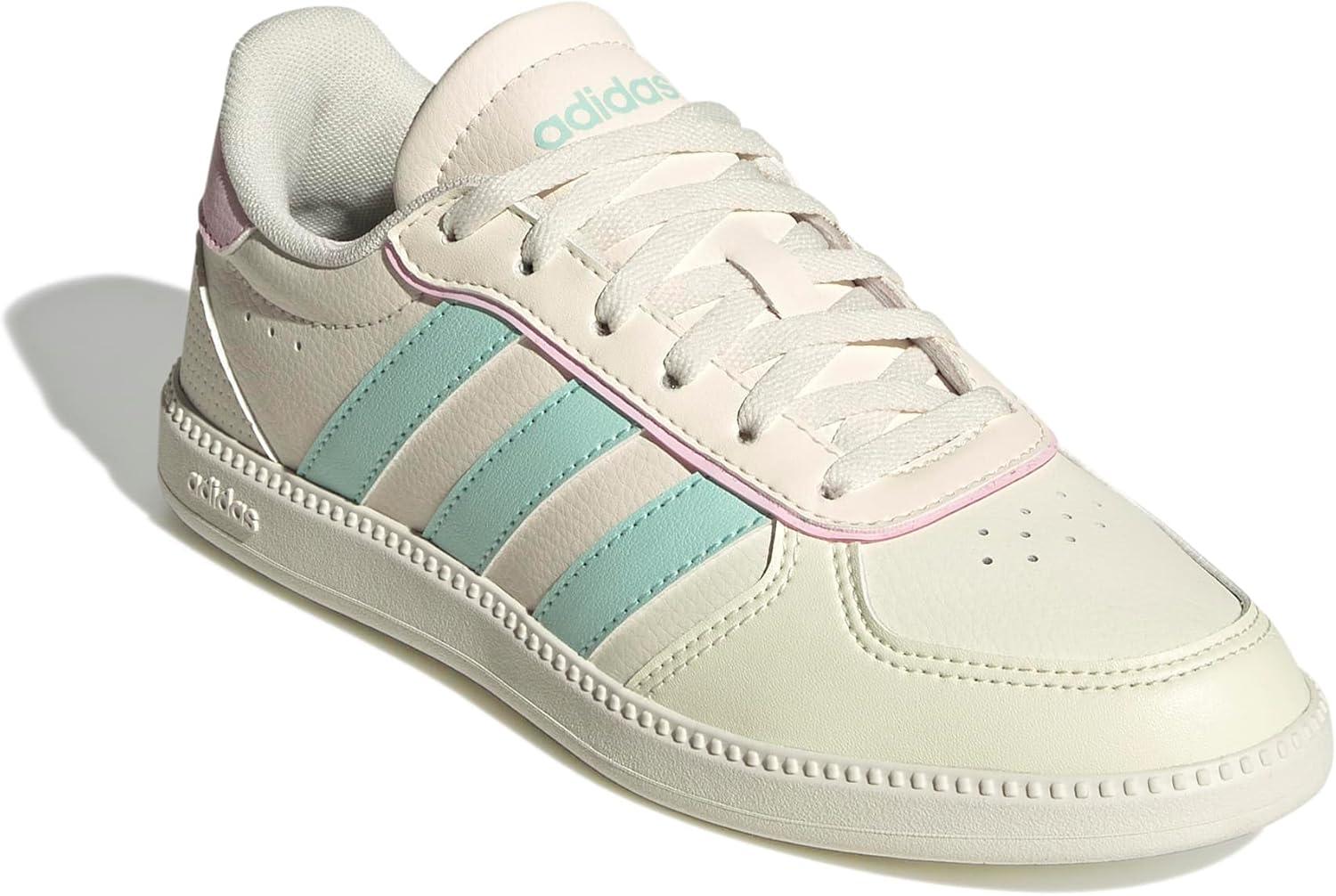 image:imageadidas Kids Breaknet SleekOff WhiteSemi Flash AquaClear Pink