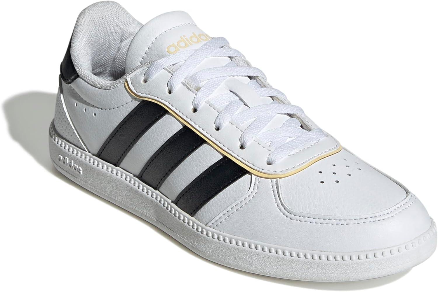 image:imageadidas Kids Breaknet SleekWhiteBlackOrange Tint