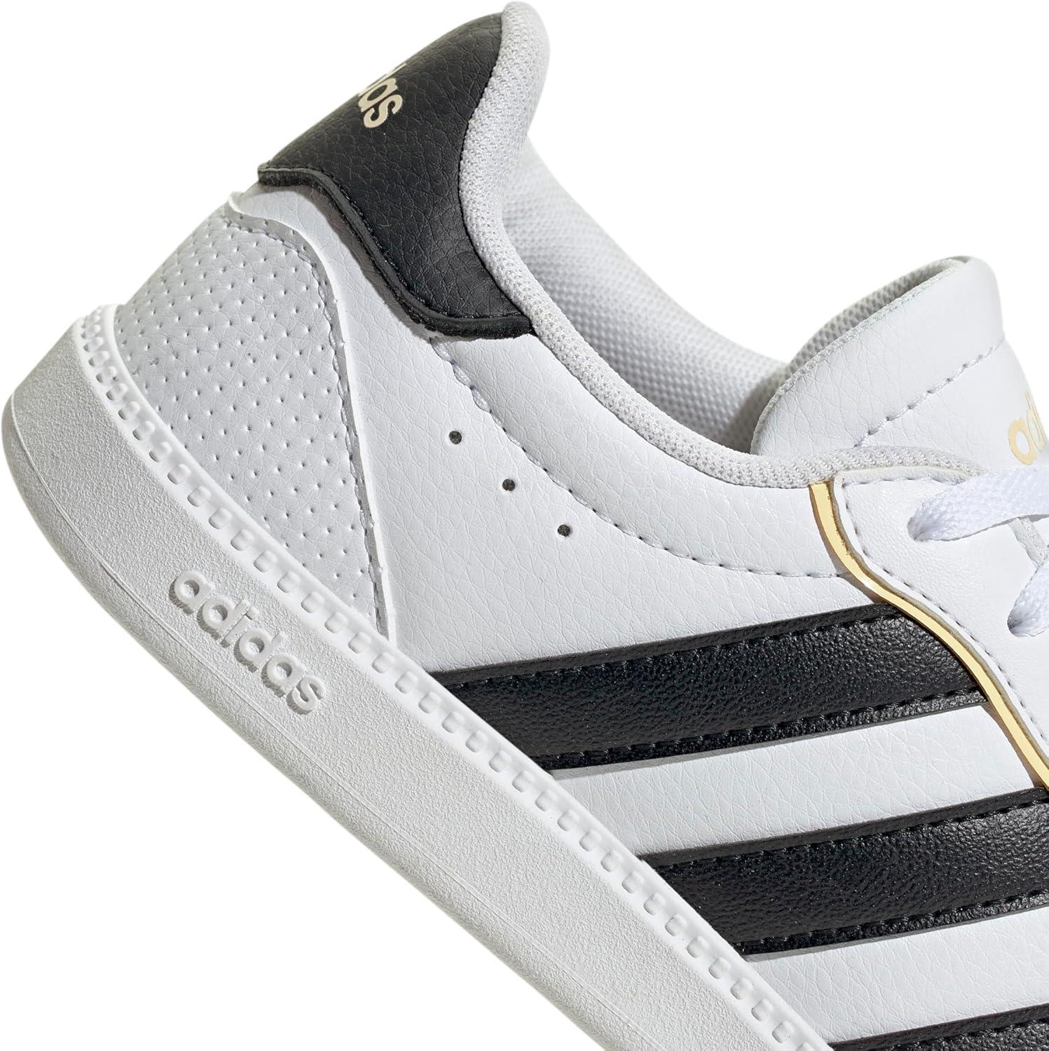image:imageadidas Kids Breaknet SleekWhiteBlackOrange Tint