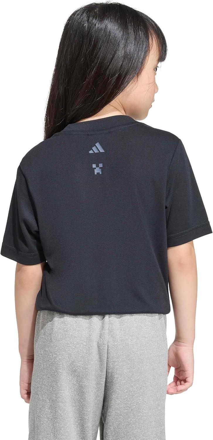 image:imageadidas Kids Minecraft Training TShirtBlackGrey