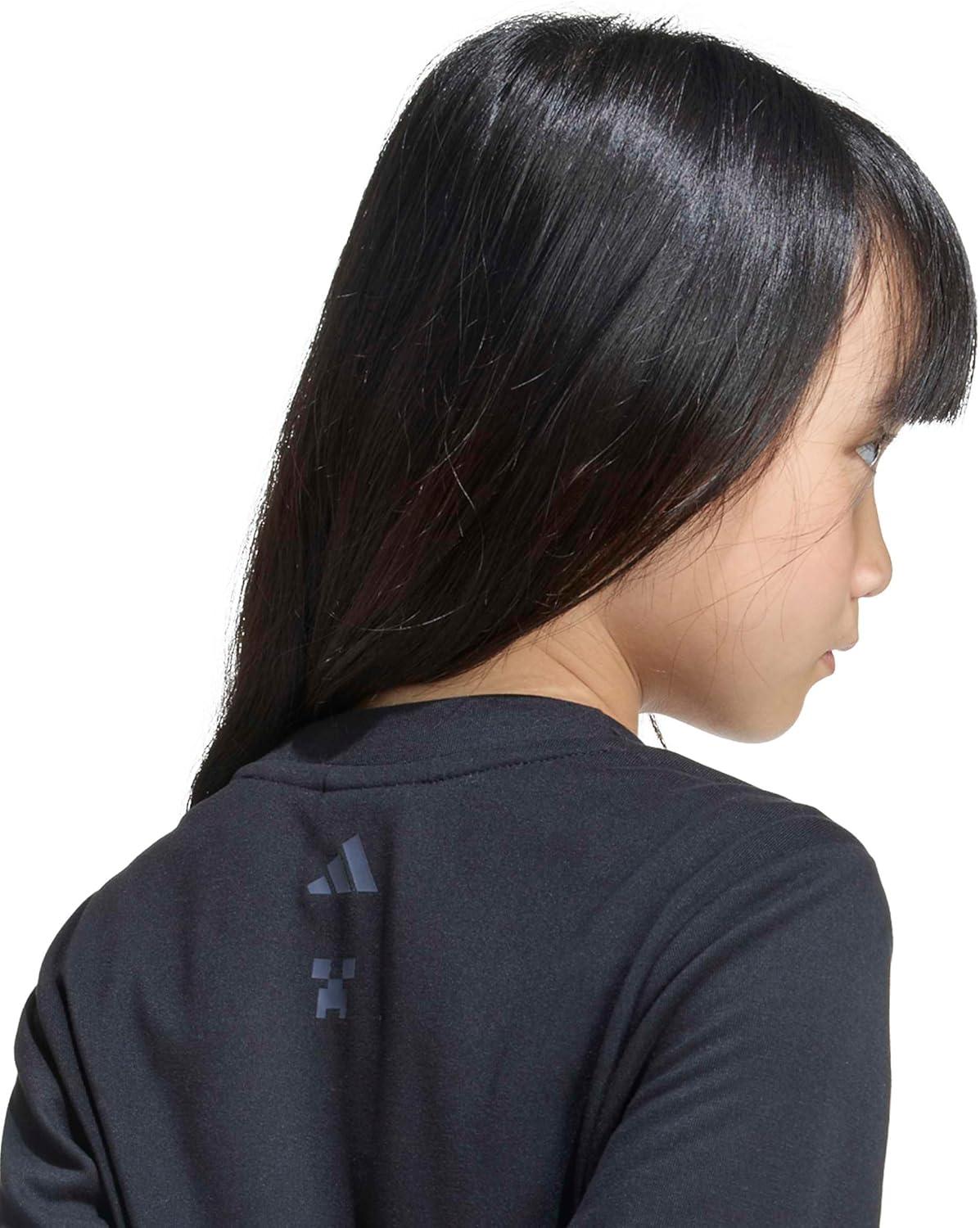 image:imageadidas Kids Minecraft Training TShirtBlackGrey