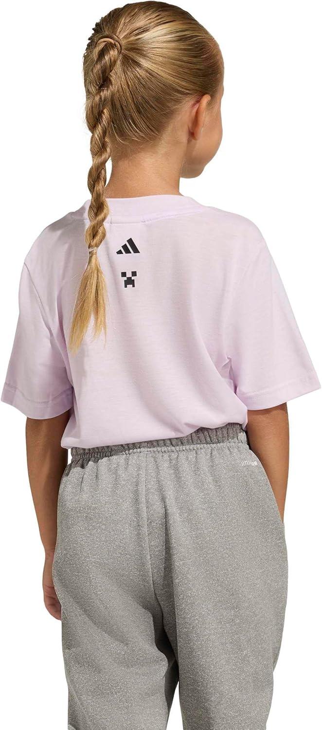 image:imageadidas Kids Minecraft Training TShirtIce Lavender