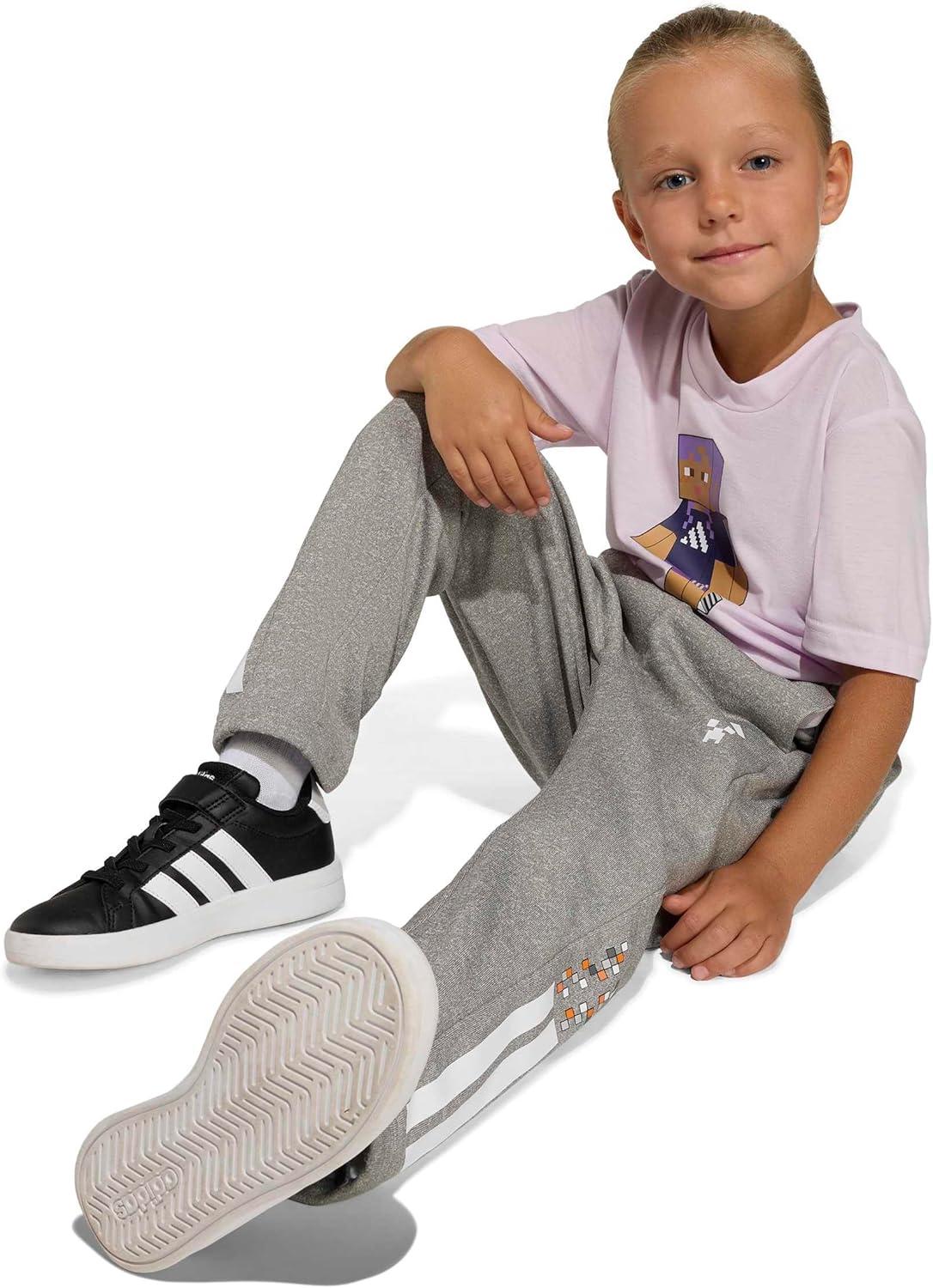 image:imageadidas Kids Minecraft Training TShirtIce Lavender