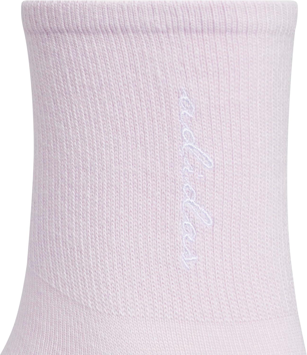 image:imageadidas womens Luxe High Quarter Sock 3 Pairs Script LogoIce LavenderWhiteWonder Sage Green