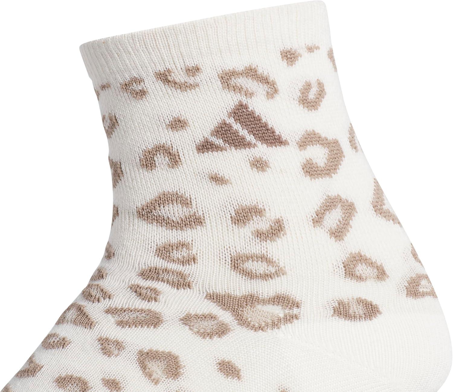 image:imageadidas womens Luxe High Quarter Sock 3 Pairs Script LogoOff WhiteWonder Alumina GreyChalky Brown