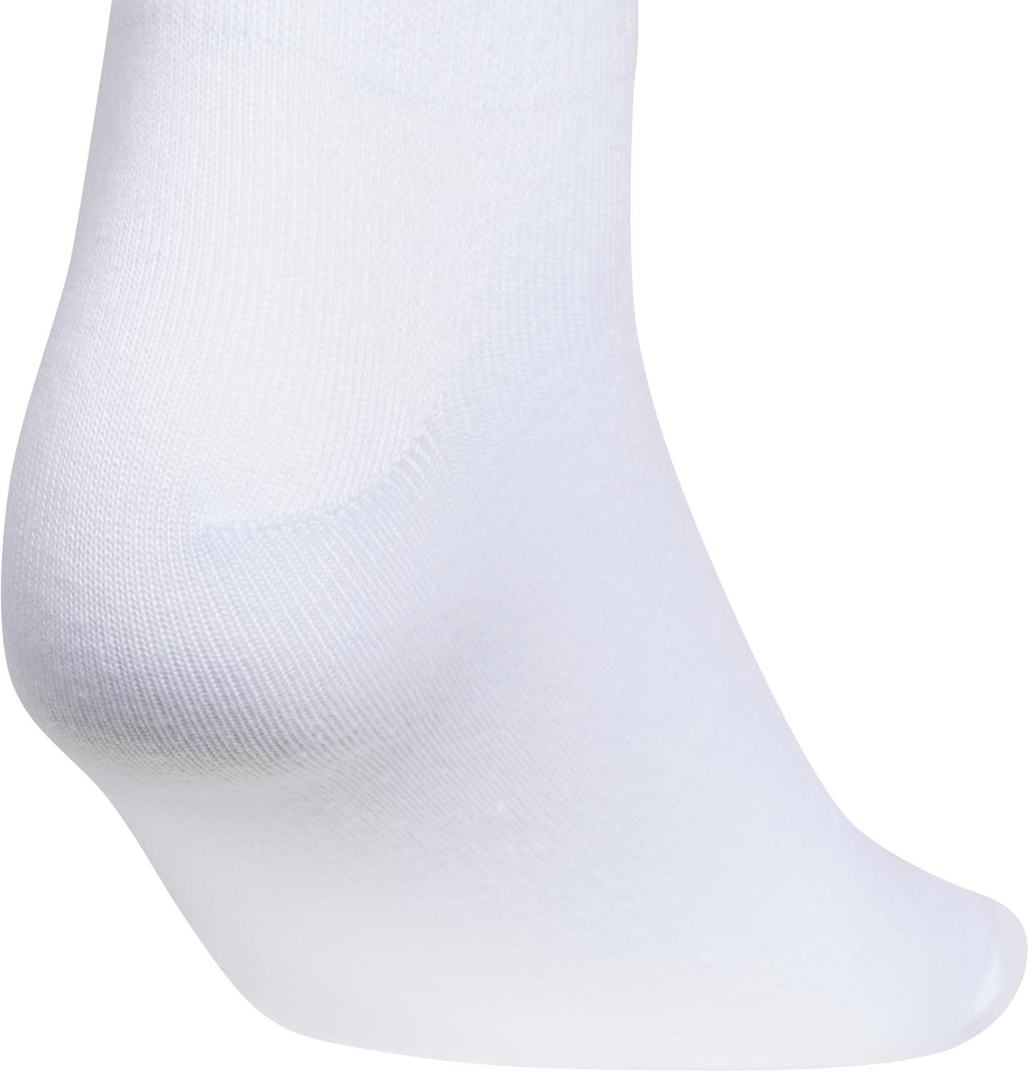 image:imageadidas womens Luxe High Quarter Sock 3 Pairs Script LogoWhiteCool Light HeatherBlack