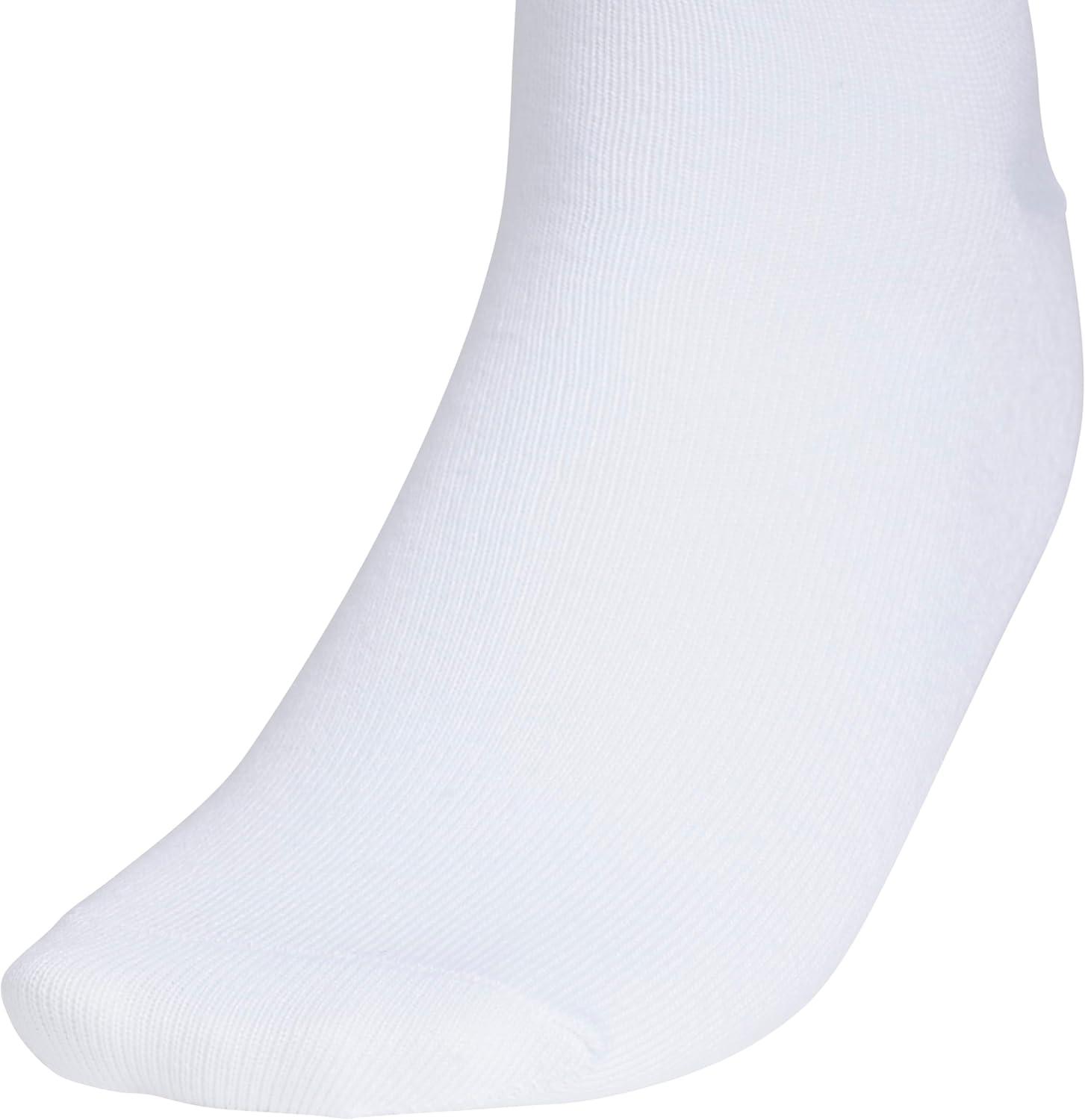 image:imageadidas womens Luxe High Quarter Sock 3 Pairs Script LogoWhiteGold MetallicSilver Metallic