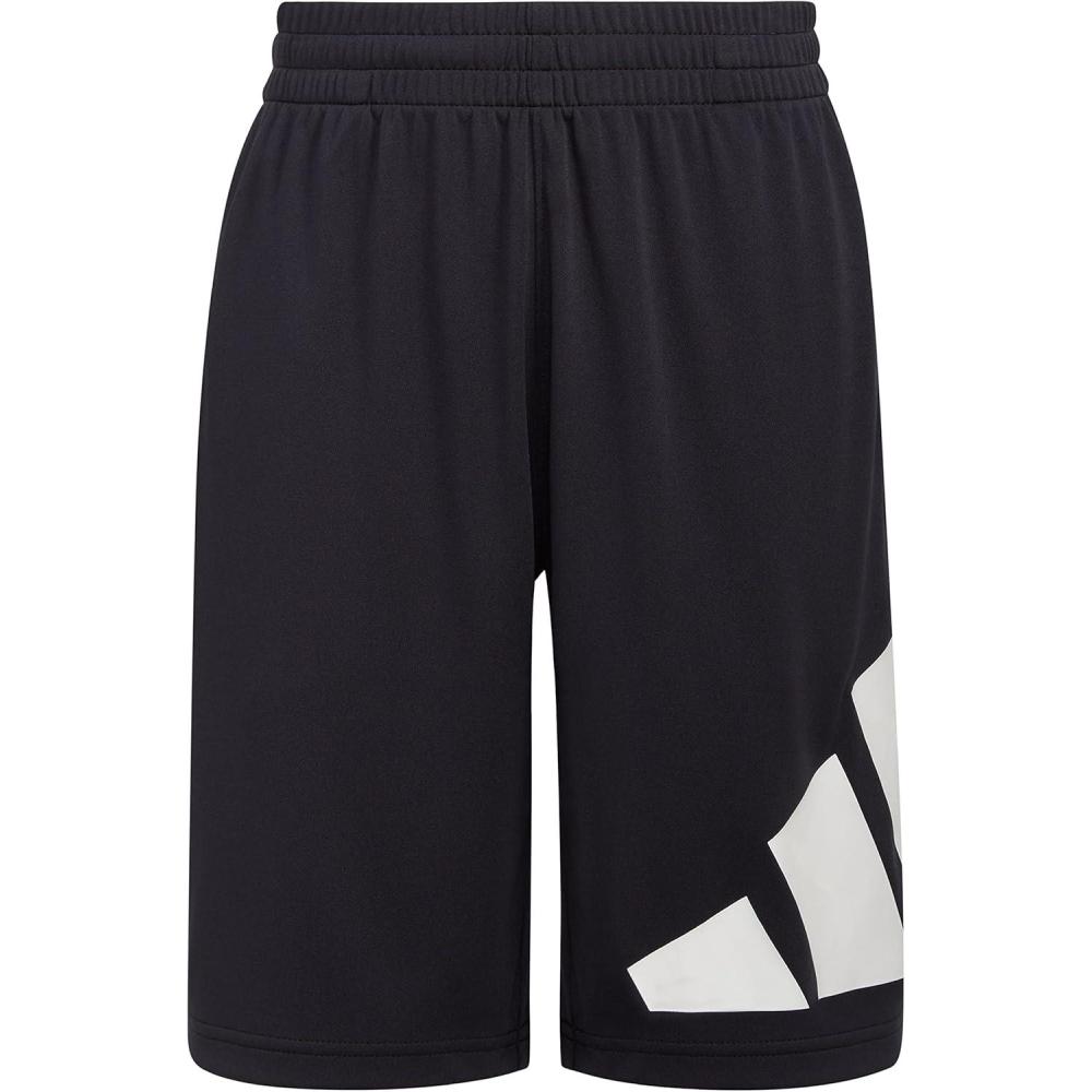 image:imageadidas Boys Elastic Waistband Performance ShortsBlack