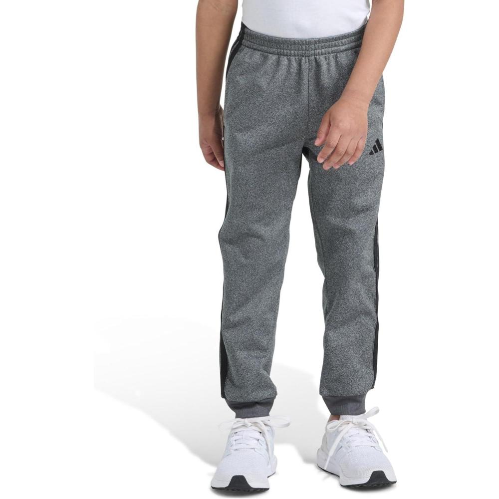 image:imageadidas Boys Tricot 3Stripe JoggerDark Grey Heather