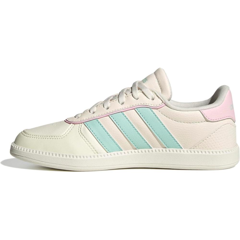 image:imageadidas Kids Breaknet SleekOff WhiteSemi Flash AquaClear Pink