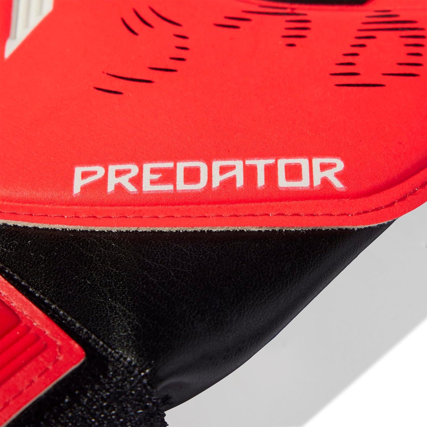 image:imageAdidas UnisexKids Training Predator Goalie Soccer GlovesBlackLucid RedWhite