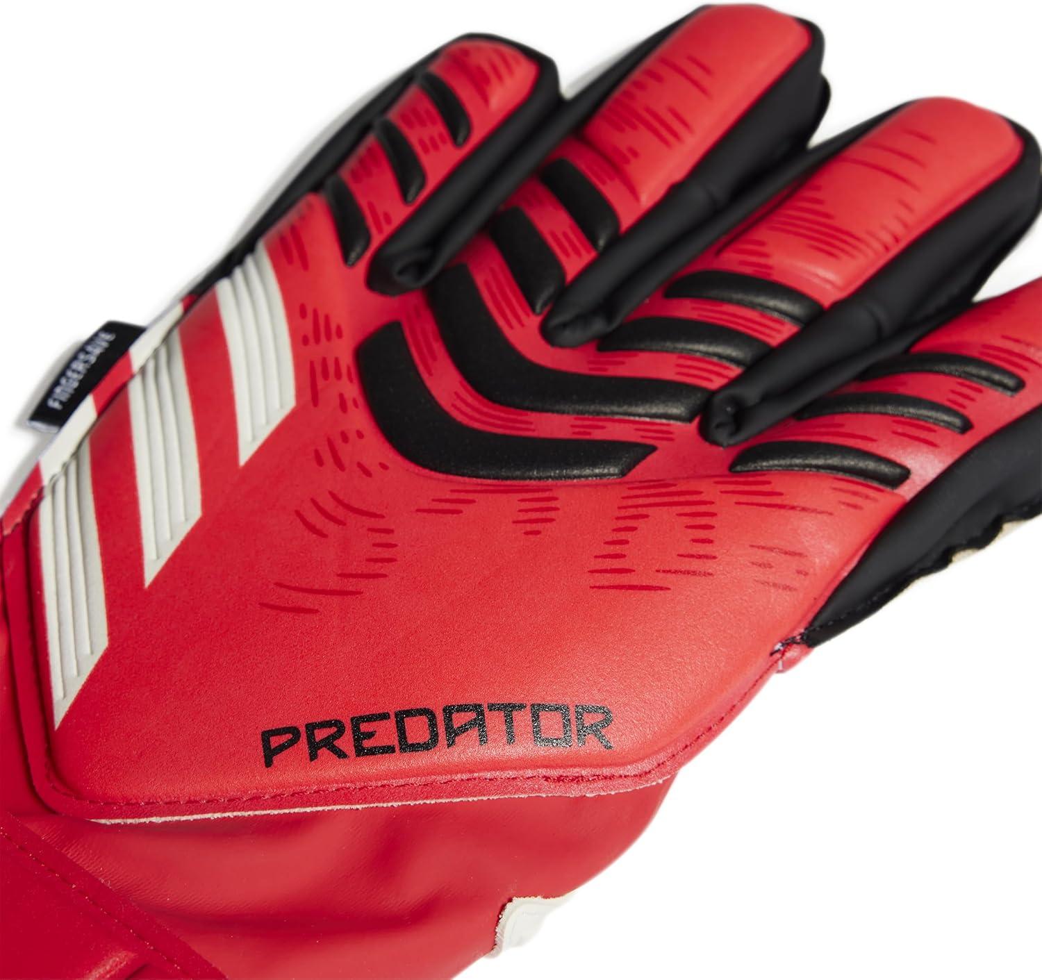 image:imageAdidas UnisexKids Training Predator Goalie Soccer GlovesPure RubyLucid RedBlack