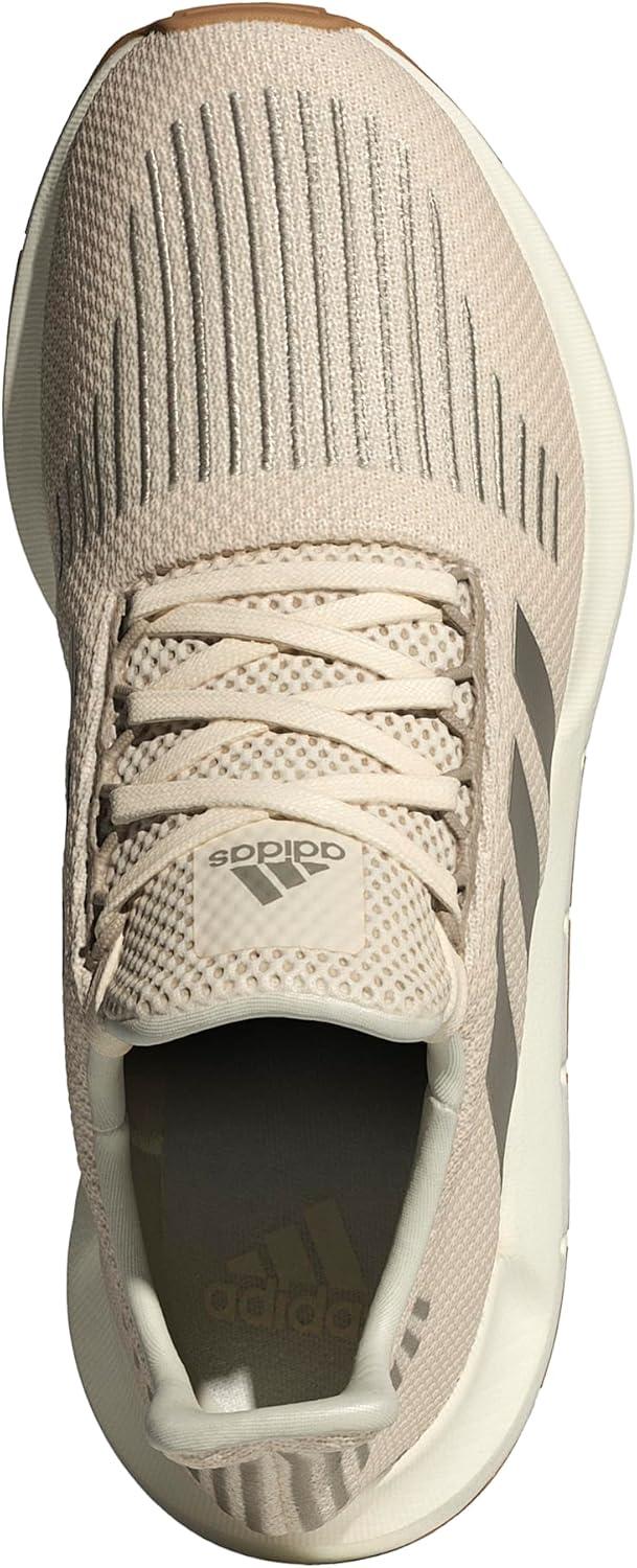 image:imageAdidas Womens Swift Run 10Wonder WhiteCyber MetallicOff White