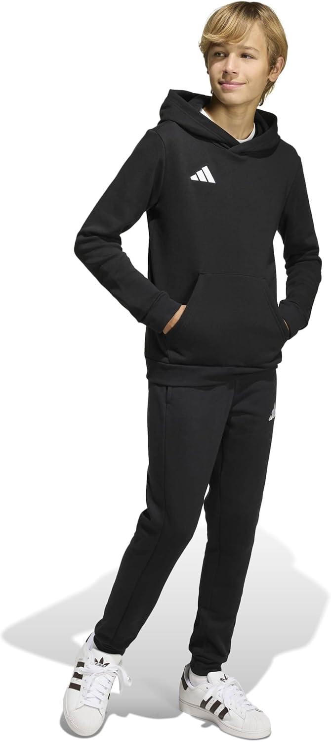 image:imageadidas Boys Entrada 26 Sweat PantsBlackWhite