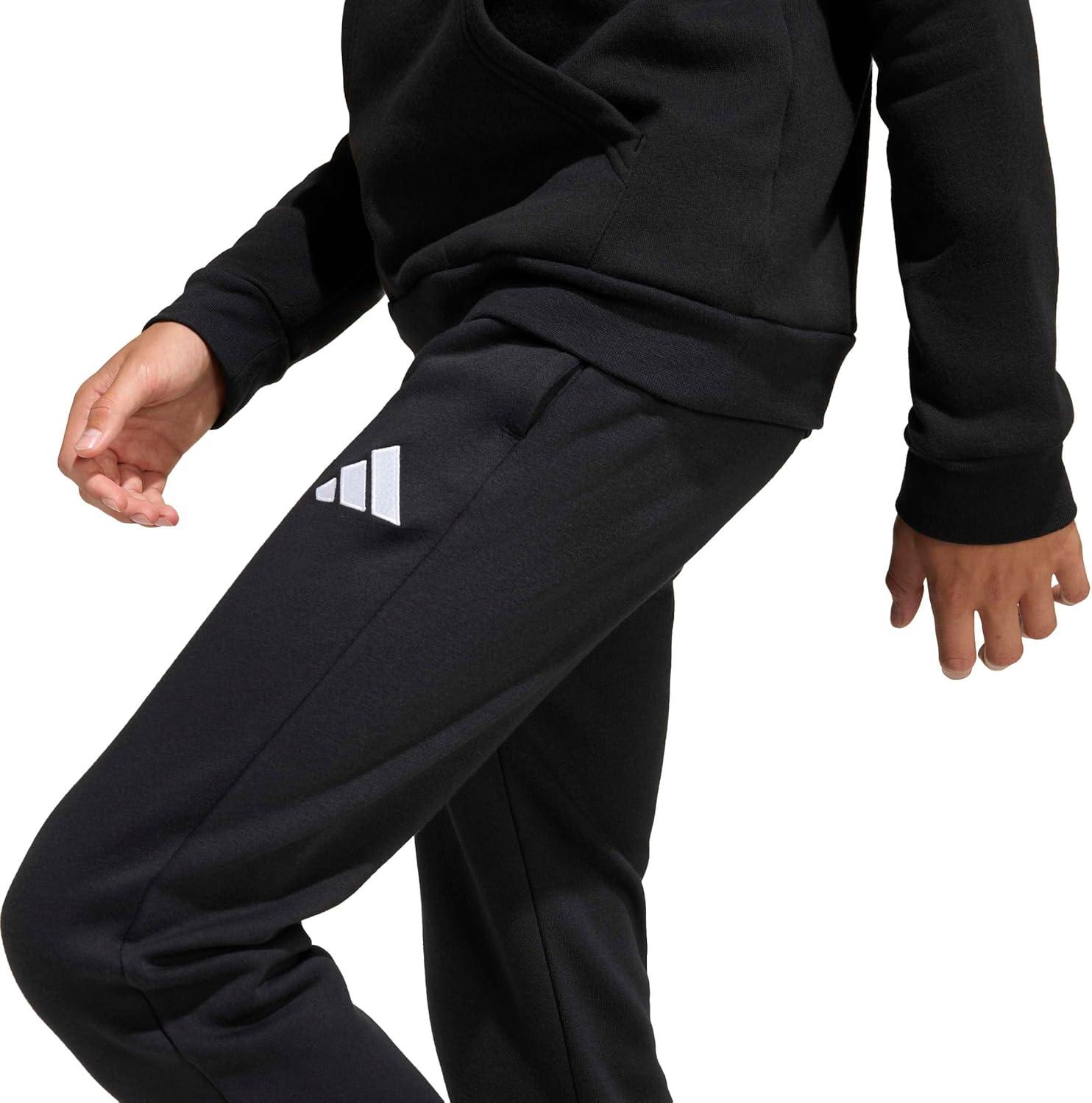 image:imageadidas Boys Entrada 26 Sweat PantsBlackWhite